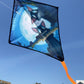 Kite featuring the painting What Was That by Rob Kaz