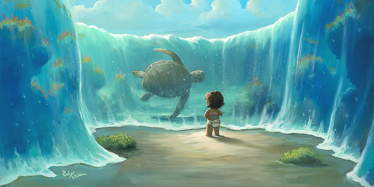 Moana's New Friend, by Rob Kaz