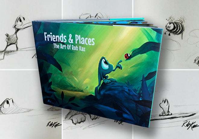 Friends & Places: The Art of Rob Kaz (Book)