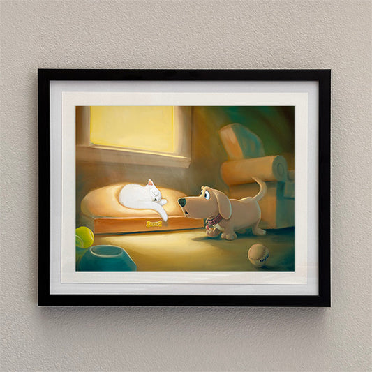 Cat Burglar - Framed Open Edition Print