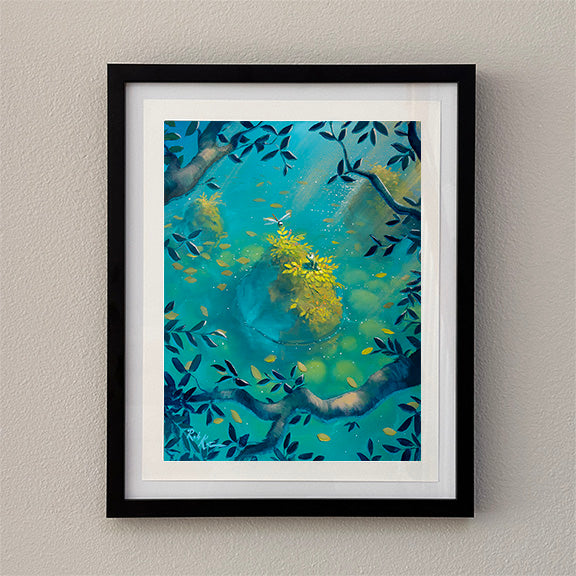 Dragonfly Rock - Framed Open Edition Print