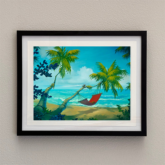 Dropping By - Framed Open Edition Print