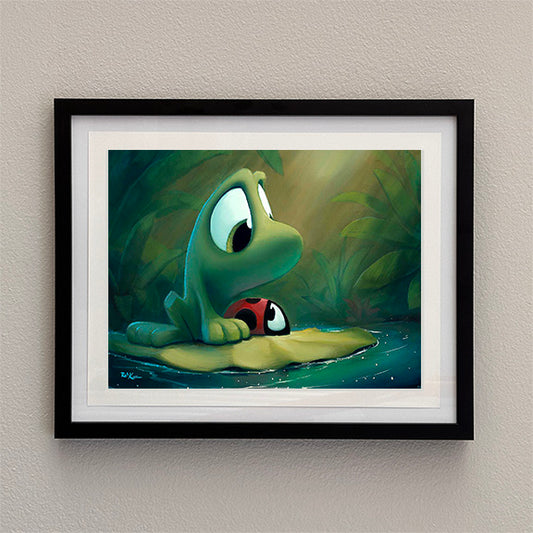 Sharing The Pad - Framed Open Edition Print