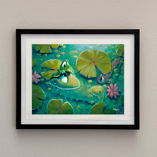 Up And Under - Framed Open Edition Print