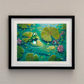 Up And Under - Framed Open Edition Print