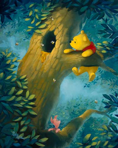 Curious Bear, by Rob Kaz
