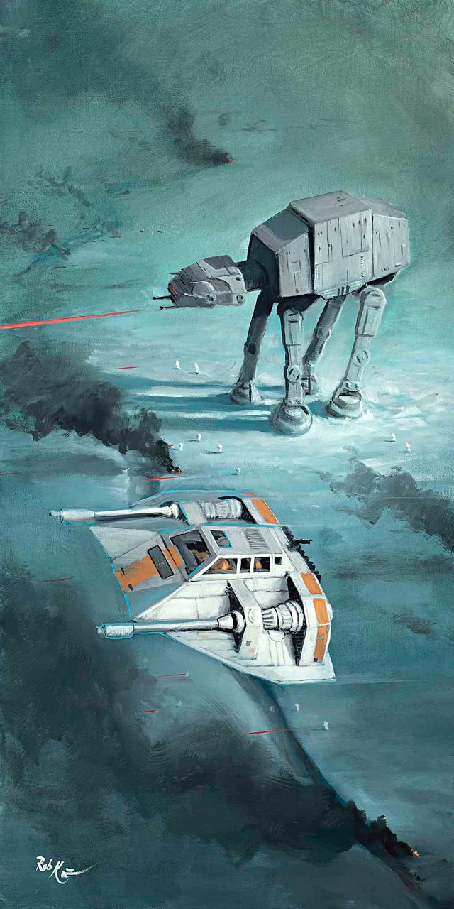 Snowspeeder Fly Over, Printer's Proof