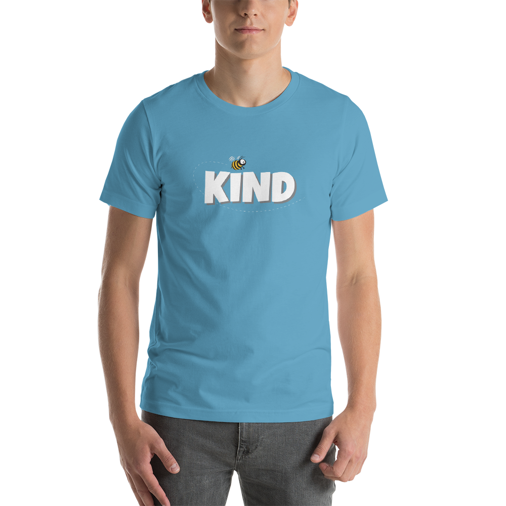 Bee Kind featuring Busy the bee, t-shirt by Rob Kaz