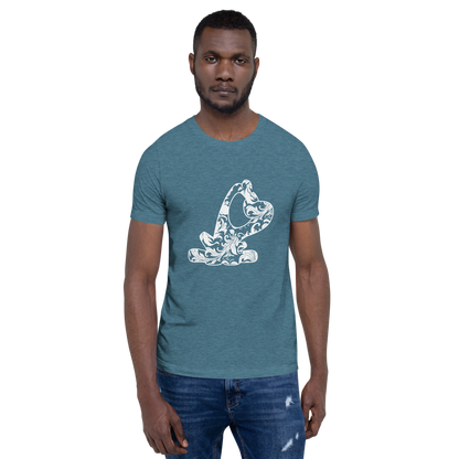 Paisley Silhouette Beau t-shirt, unisex, multiple colors