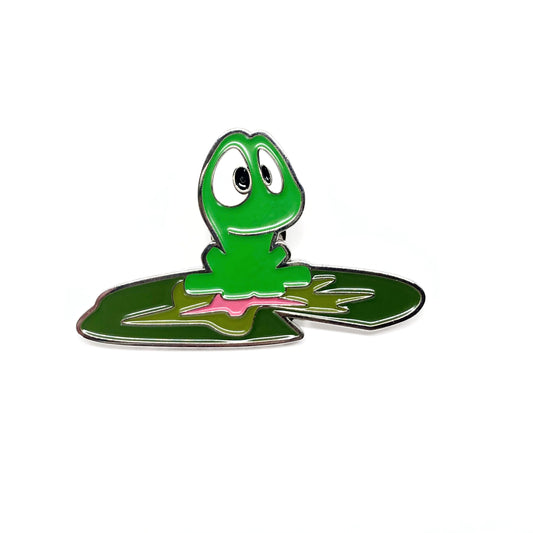 Beau on lily pad, PIN