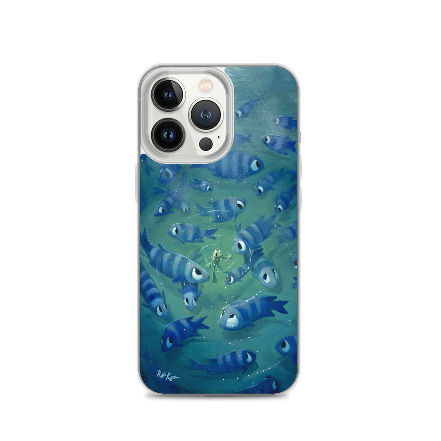 iPhone Case featuring Feeling Blue by Rob Kaz