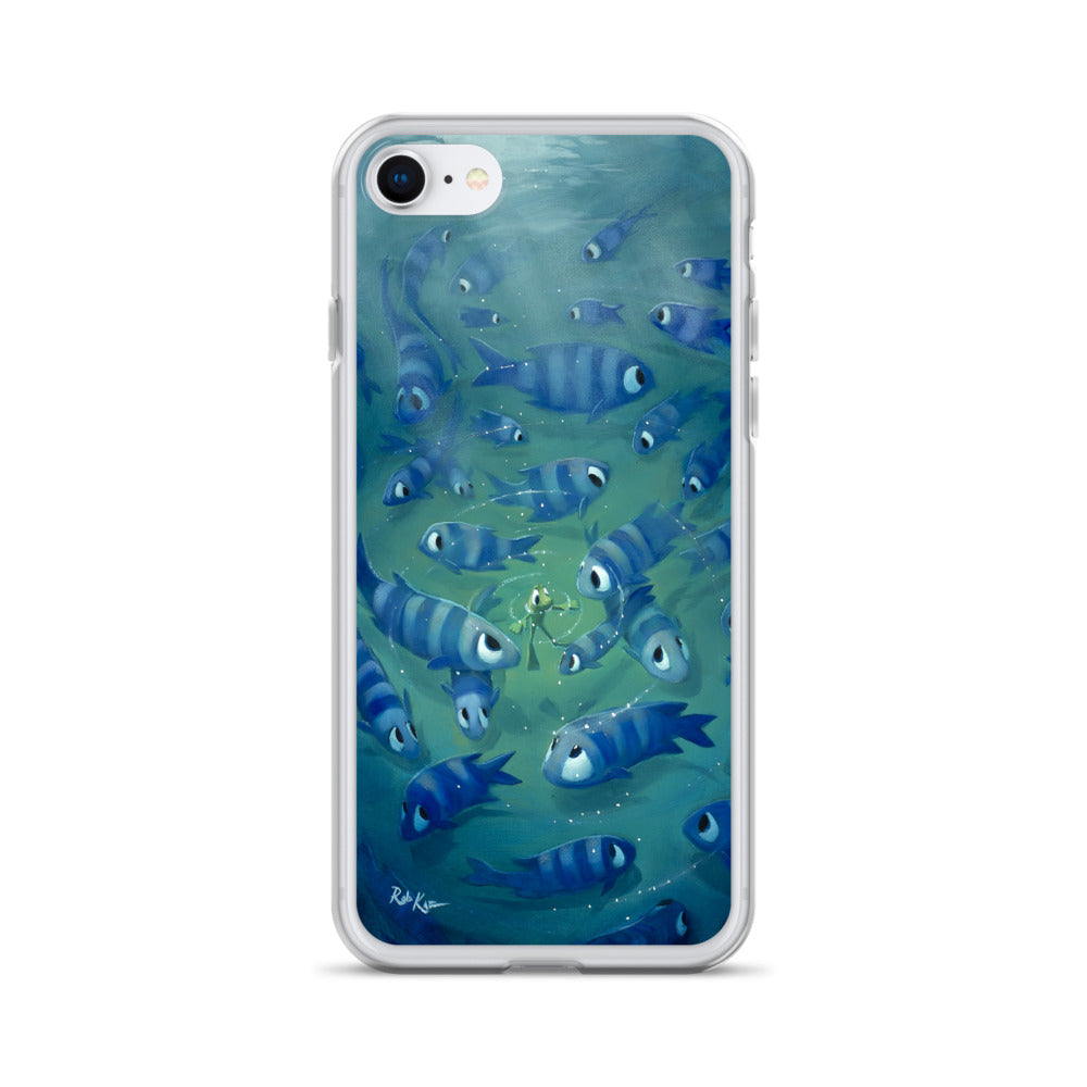 iPhone Case featuring Feeling Blue by Rob Kaz