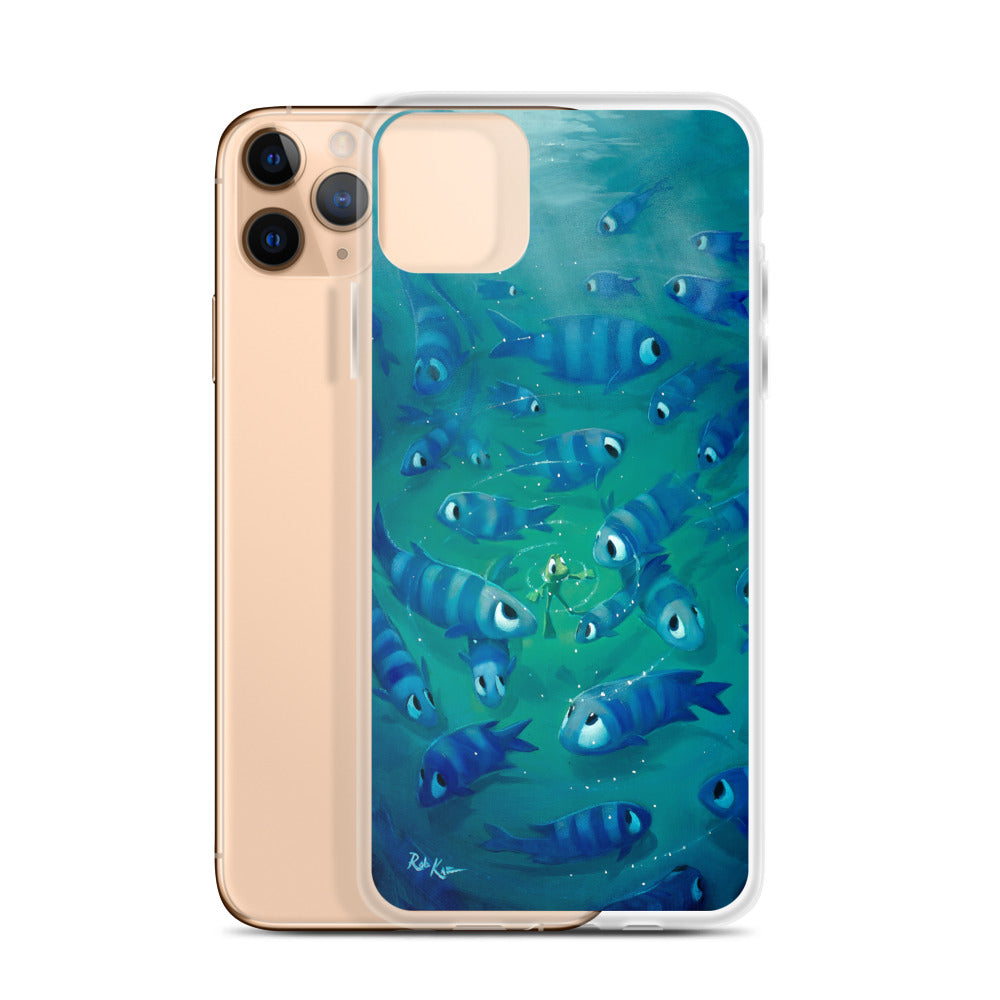 iPhone Case featuring Feeling Blue by Rob Kaz