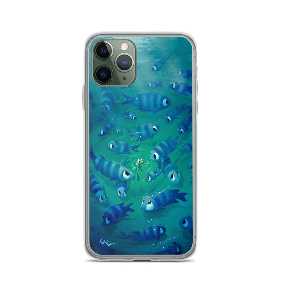 iPhone Case featuring Feeling Blue by Rob Kaz