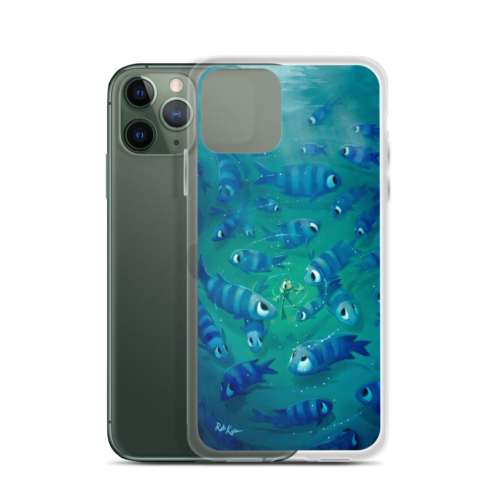 iPhone Case featuring Feeling Blue by Rob Kaz
