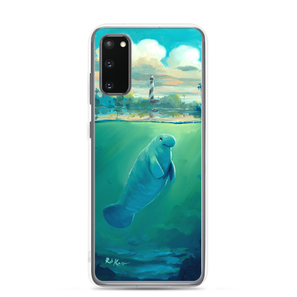 Samsung Case featuring St Augustine Manatee by Rob Kaz