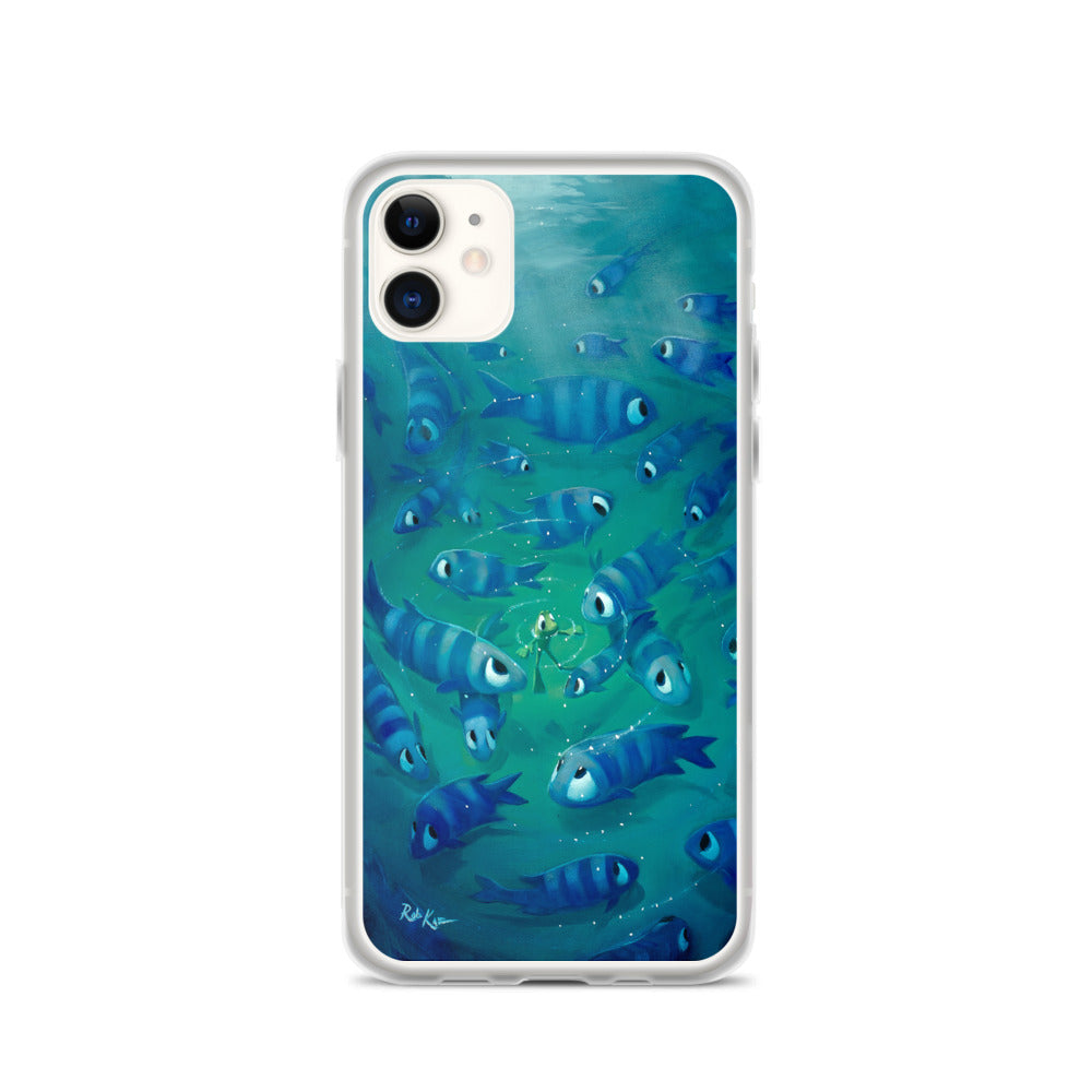 iPhone Case featuring Feeling Blue by Rob Kaz