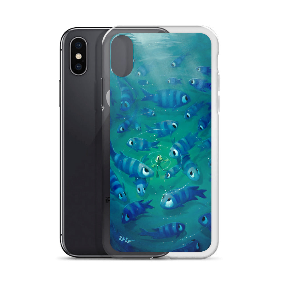 iPhone Case featuring Feeling Blue by Rob Kaz