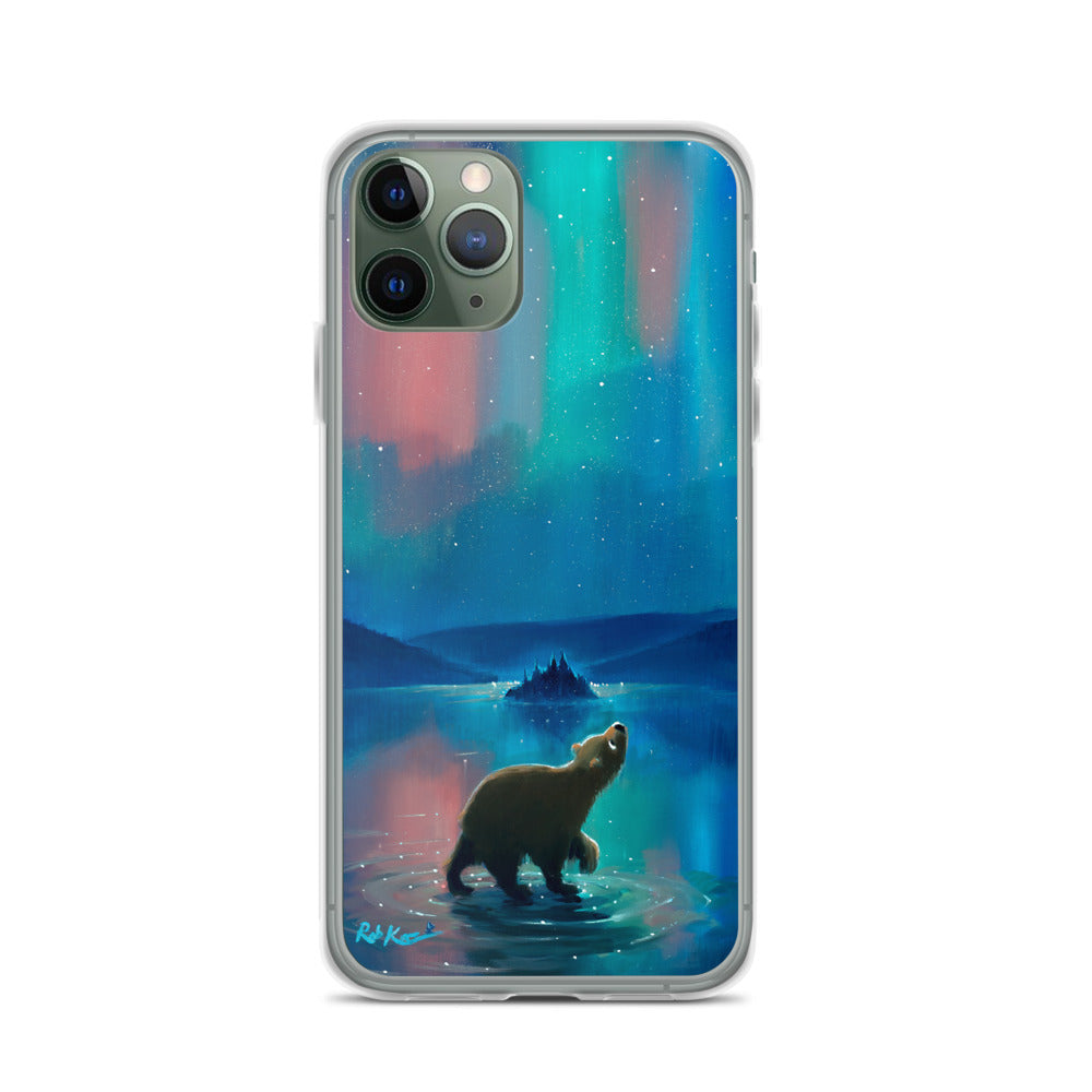 iPhone Case featuring Aurora Bearealis by Rob Kaz