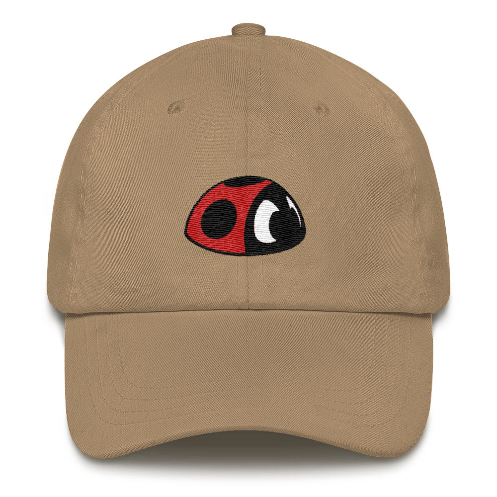 Red the ladybug by Rob Kaz, unstructured cap (more colors)