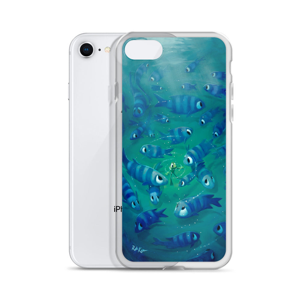 iPhone Case featuring Feeling Blue by Rob Kaz
