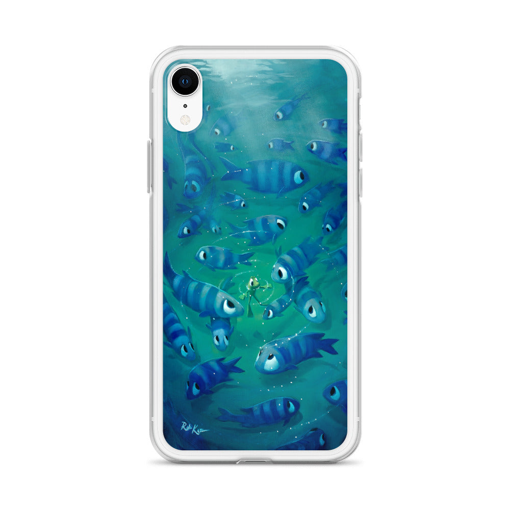 iPhone Case featuring Feeling Blue by Rob Kaz