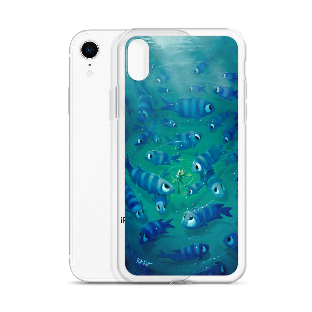 iPhone Case featuring Feeling Blue by Rob Kaz