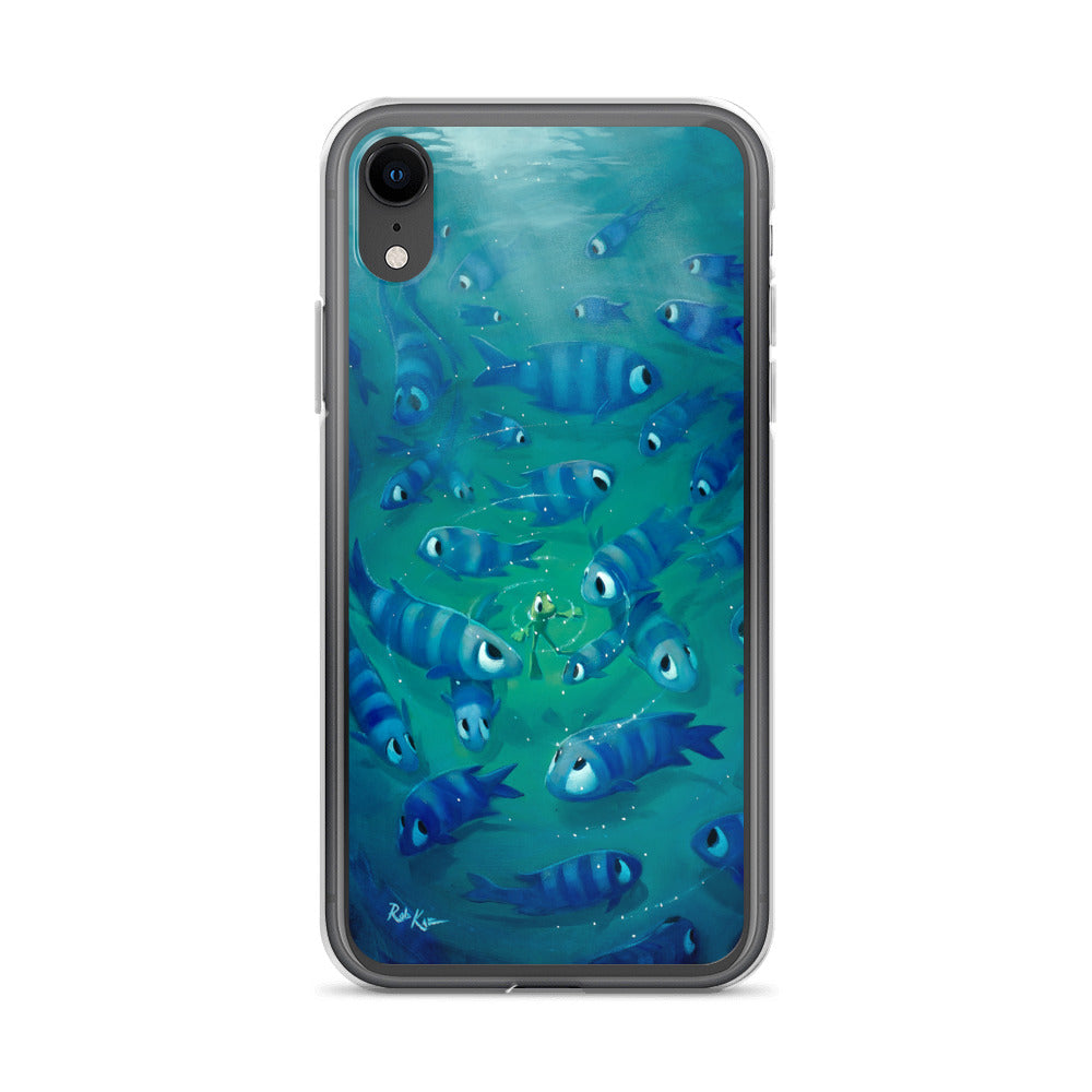 iPhone Case featuring Feeling Blue by Rob Kaz