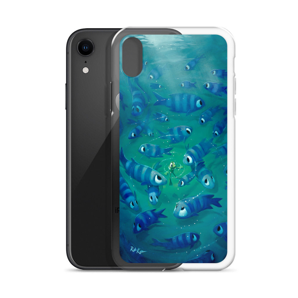 iPhone Case featuring Feeling Blue by Rob Kaz