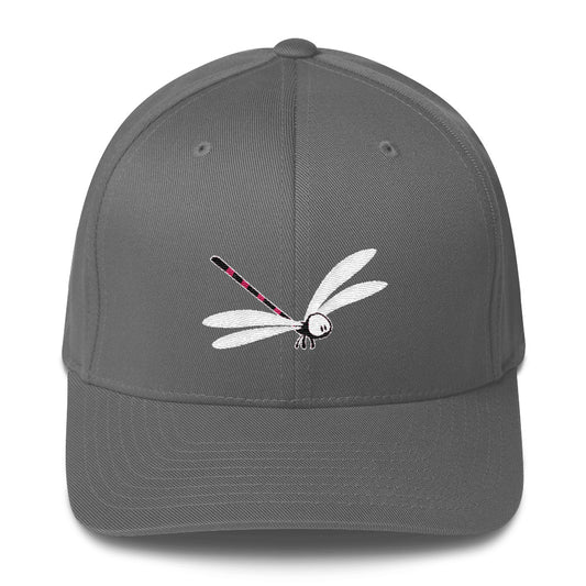 Flexfit Structured Twill Cap with Lily the Dragonfly by Rob Kaz