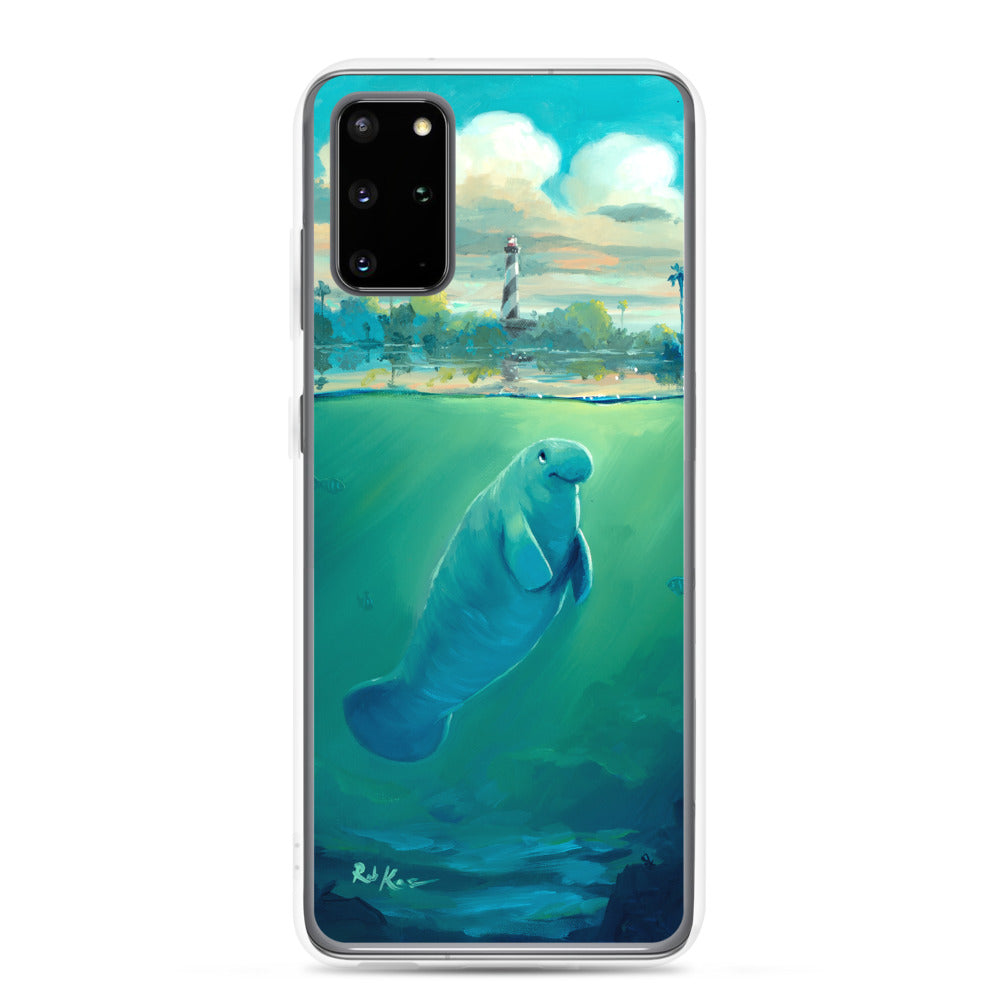 Samsung Case featuring St Augustine Manatee by Rob Kaz