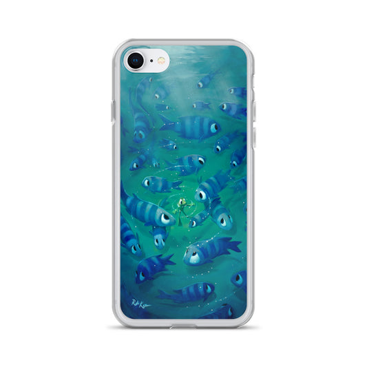 iPhone Case featuring Feeling Blue by Rob Kaz
