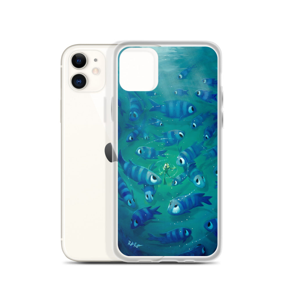 iPhone Case featuring Feeling Blue by Rob Kaz