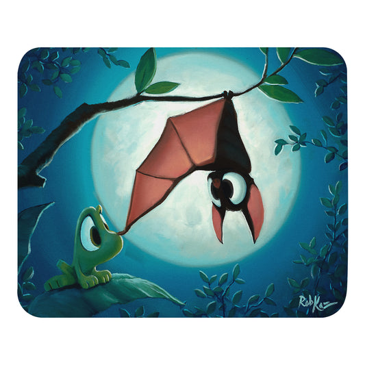 Mousepad featuring Bat Boop by Rob Kaz