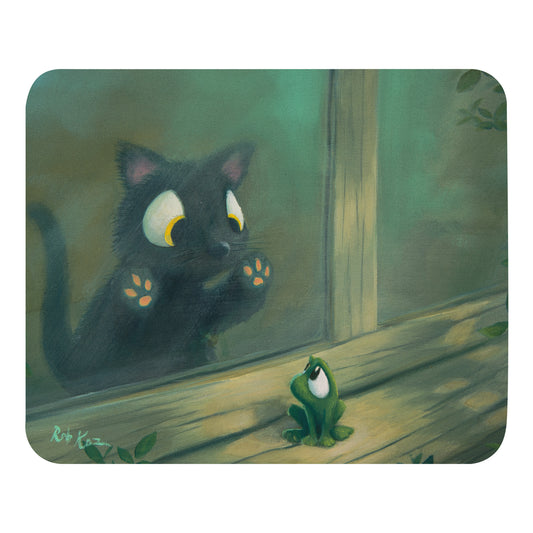 Mousepad featuring Divided Attention by Rob Kaz